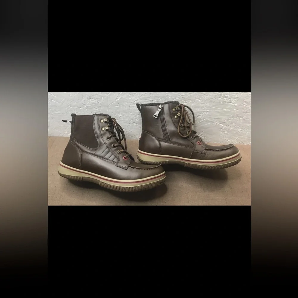 Excellent Pajar Grainger Men's 9-9.5 Boots Brown Leather Waterproof Insulated
